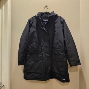 Lands' End Women's Squall Waterproof Parka Size 1X